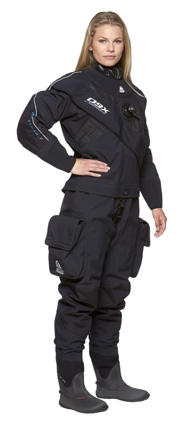 Waterproof tørdragt D9X Breathable dame